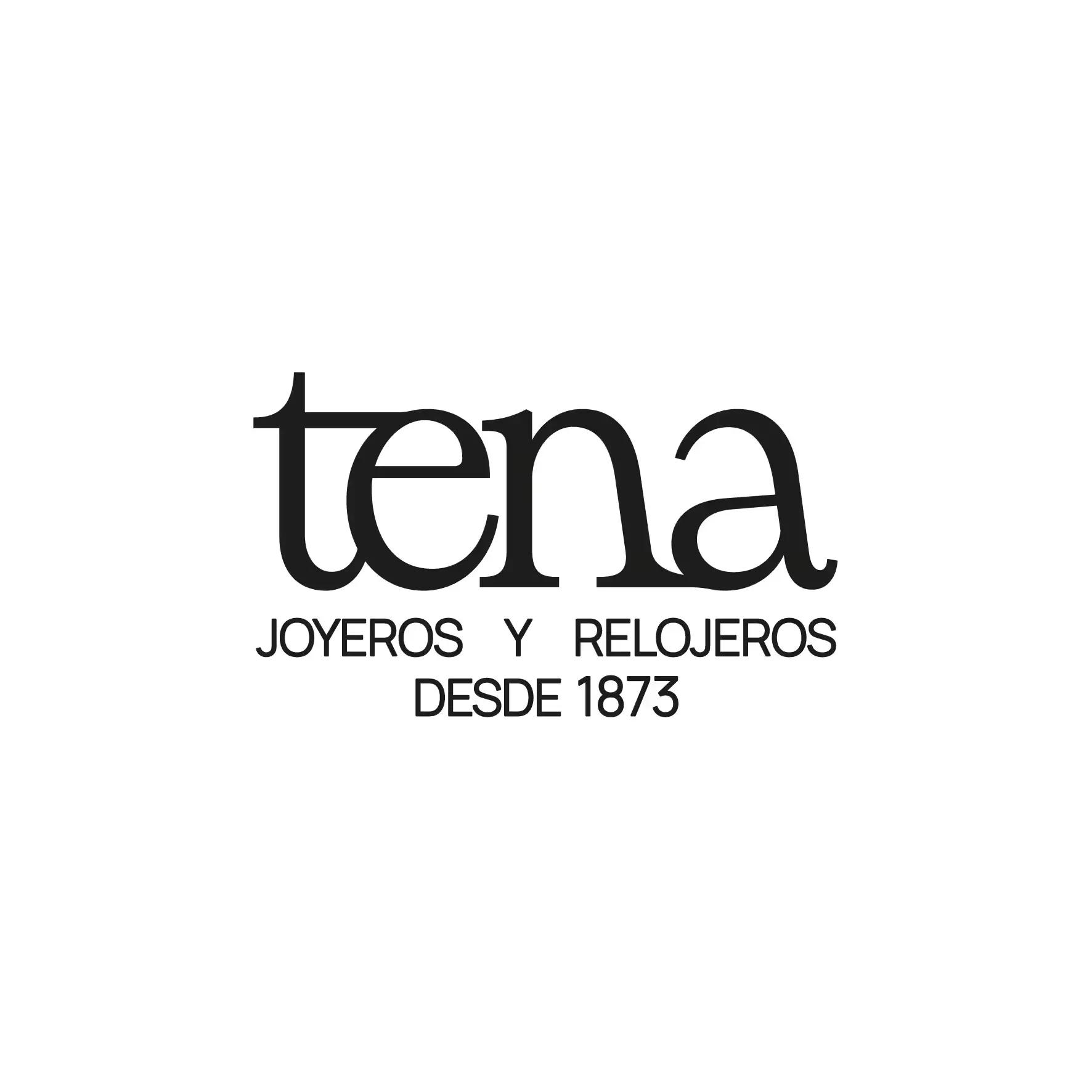 Logotipo de Joyería Tena sobre fondo blanco